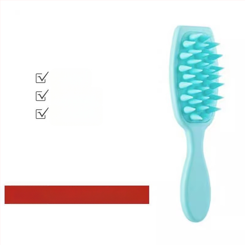 Šampon četka s dugim držalom – plastična masažna četka za vlasište, završna obrada Seiko, korejski stil