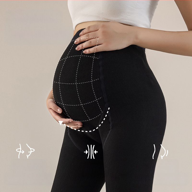 Nėščiųjų flisuotos vidinės pėdkelnės, storesnės ir šiltos rudens–žiemos laikotarpiui, pagrindinis sluoksnis iš medvilnės mišinio 50–70%