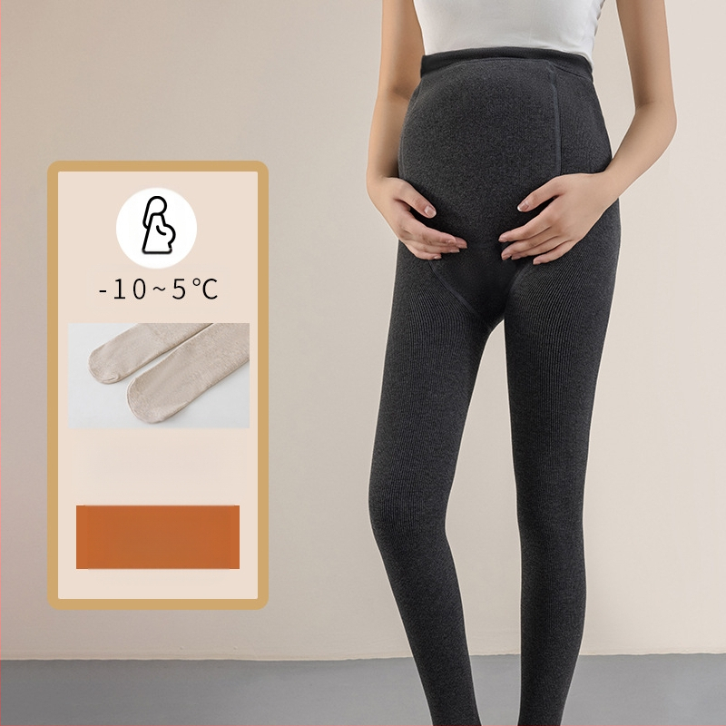 Nėščiųjų flisuotos vidinės pėdkelnės, storesnės ir šiltos rudens–žiemos laikotarpiui, pagrindinis sluoksnis iš medvilnės mišinio 50–70%