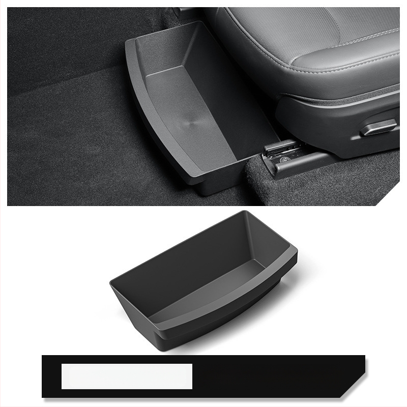 Zem sēdvieta uzglabāšanas kārba Tesla Model Y – ABS, ūdensnecaurlaidīga, izturīga pret spriegumu