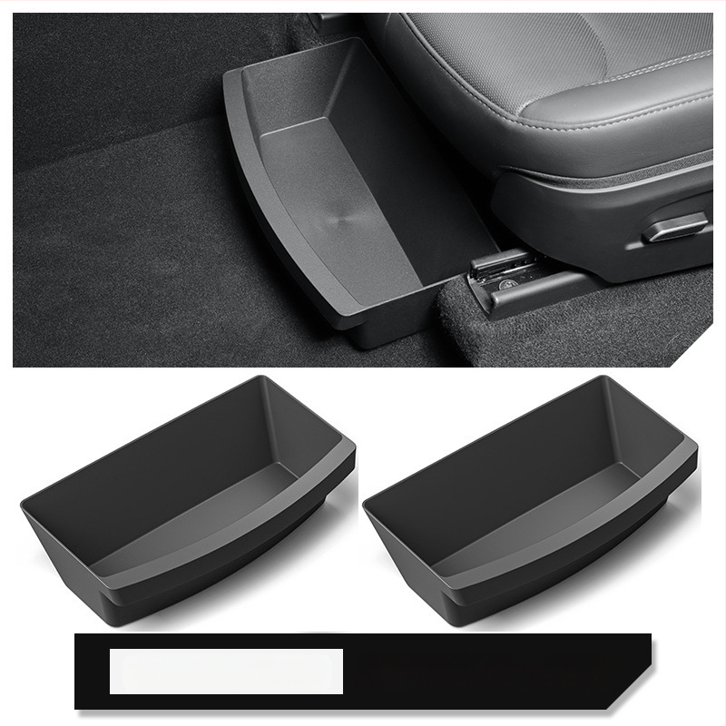 Zem sēdvieta uzglabāšanas kārba Tesla Model Y – ABS, ūdensnecaurlaidīga, izturīga pret spriegumu