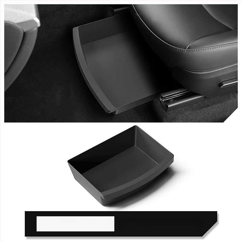 Zem sēdvieta uzglabāšanas kārba Tesla Model Y – ABS, ūdensnecaurlaidīga, izturīga pret spriegumu