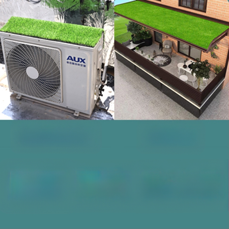 Κάλυμμα εξωτερικής μονάδας κλιματισμού από μουσαμά, αγροτικού στυλ