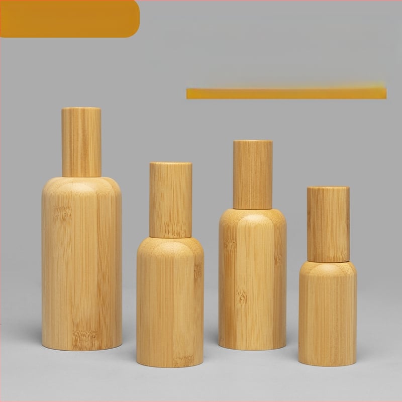 Спрей бутилка с капак от бамбук — материал Нанжу, издувана форма, полирано покритие, персонализируем дизайн