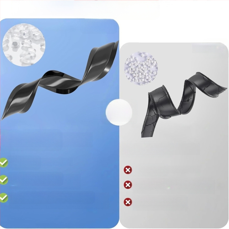 RV ъглов кант за каравана с PVC уплътнителна лента и алуминиев профил за преход – звукоизолация, 10-0116