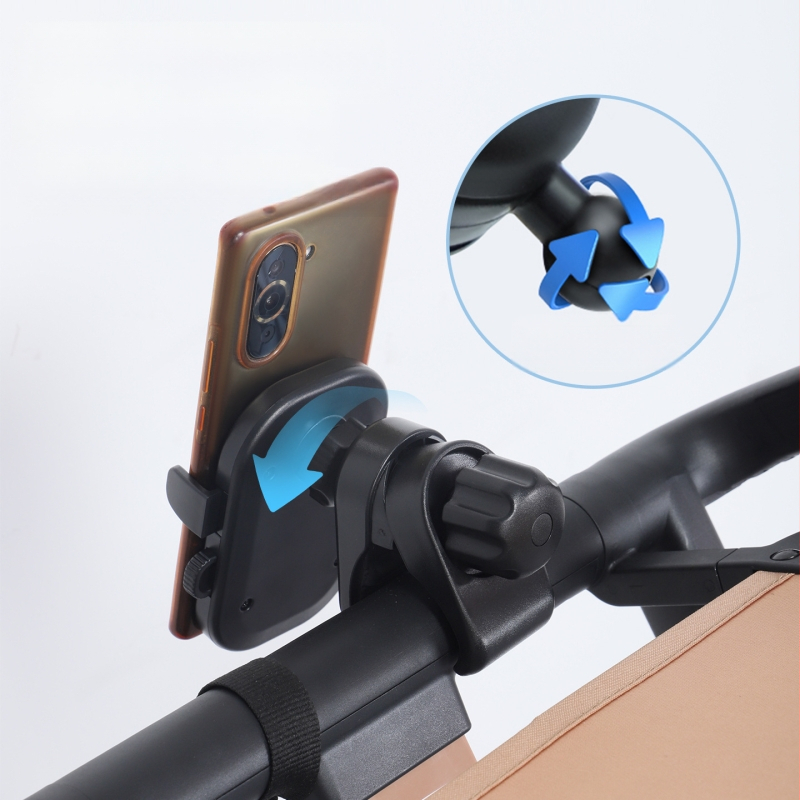 Държач за телефон за кола за бебета – ABS материал, универсален навигационен държач за детска количка, Penguin Cup Holder