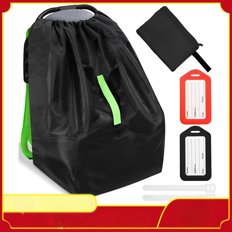 Vežimėlio kelioninis krepšys – atsparus vandeniui, kubo formos, Oxford audinys, daugiafunkcinis (Medžiaga: Oxford audinys; Forma: kubo formos; Funkcija: daugiafunkcinis)