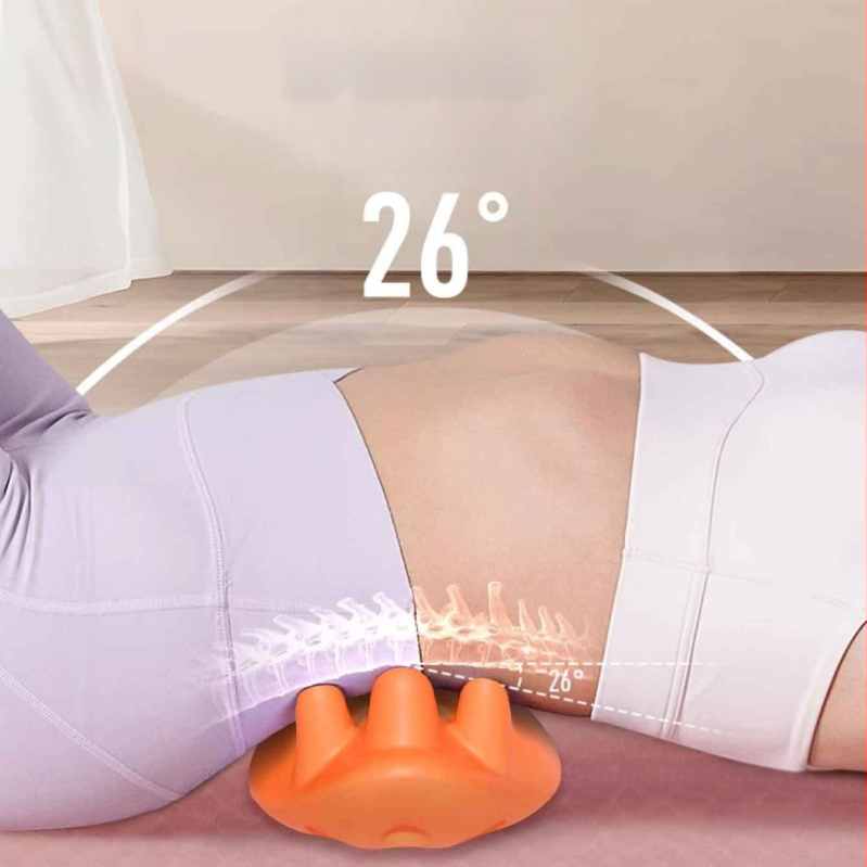 Масажор за гръб с разтягане на талията и гърба, йога релаксация, опора за долен гръб (Марка: Own Brand; Време на пазара: Other; Номер на продукта: 1004524111)