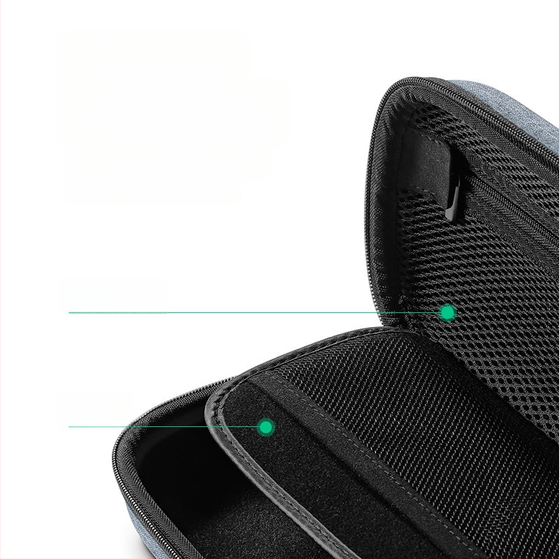 Digitális tároló táska – EVA anyag, testreszabható forma, utazási tárolás, Power Bank tárolás