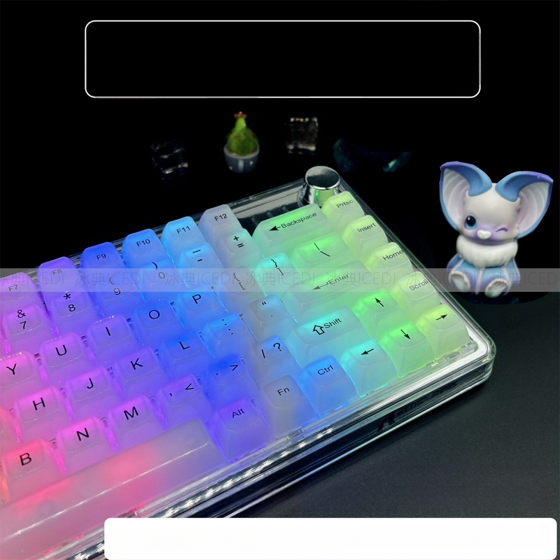 Caps πλήκτρων, εξατομικευμένα | μοντέλο Fairy powder, προφίλ MDA, επεξεργασία με έγχυση κόλλας, κωδικός υλικού 21660051737, απτική αίσθηση