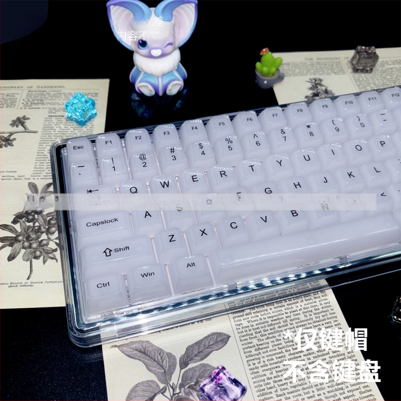 Caps πλήκτρων, εξατομικευμένα | μοντέλο Fairy powder, προφίλ MDA, επεξεργασία με έγχυση κόλλας, κωδικός υλικού 21660051737, απτική αίσθηση