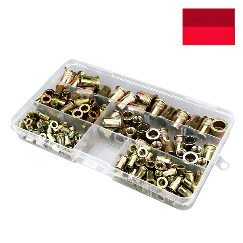 Rivet Nut Set, Knurled, Boxed, Zinc-Galvanized, GB6170-86 — Xin Ruicheng