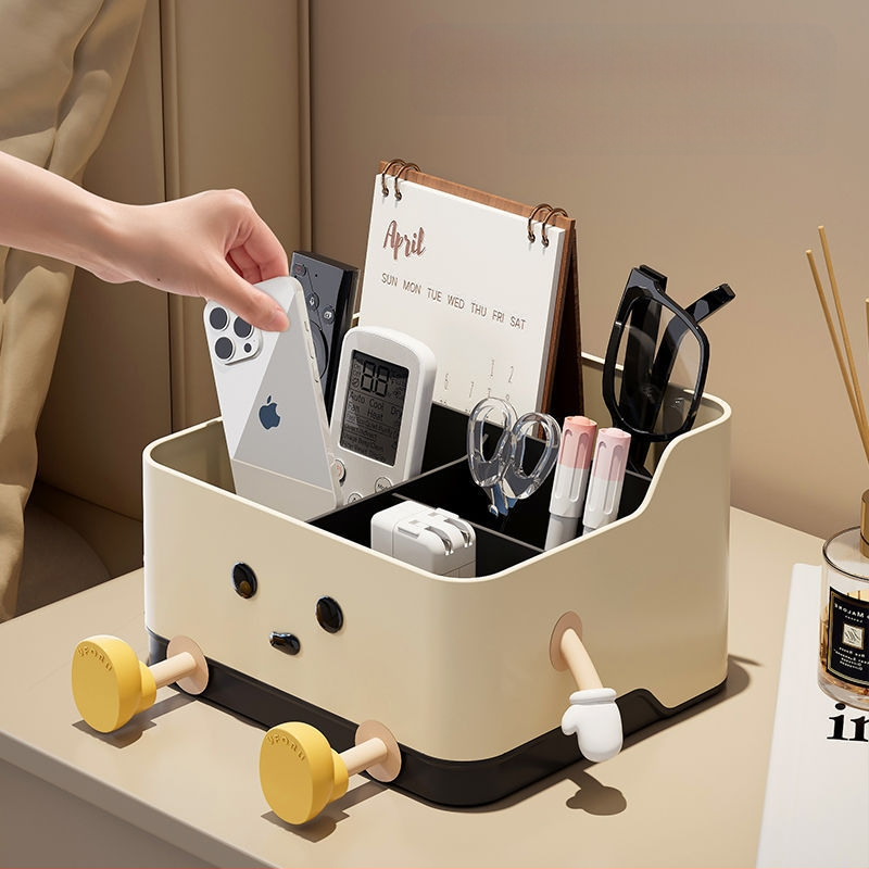 Naktinio stalo saugyklos dėžutė, dalinė konstrukcija, PP medžiaga, 18L talpa, japonų stiliaus, su logotipo spauda