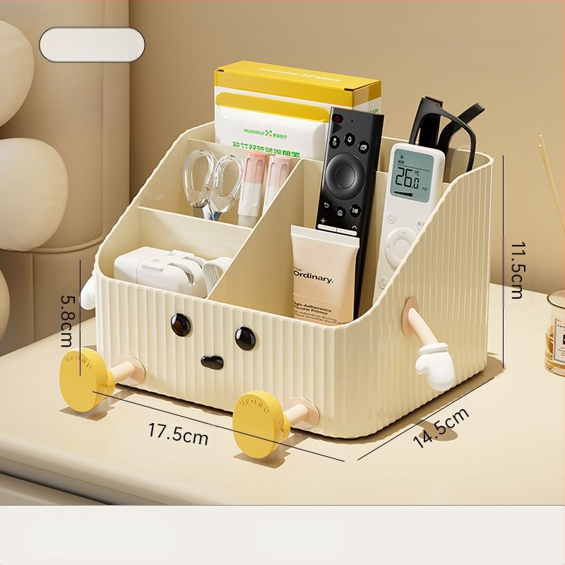 Naktinio stalo saugyklos dėžutė, dalinė konstrukcija, PP medžiaga, 18L talpa, japonų stiliaus, su logotipo spauda