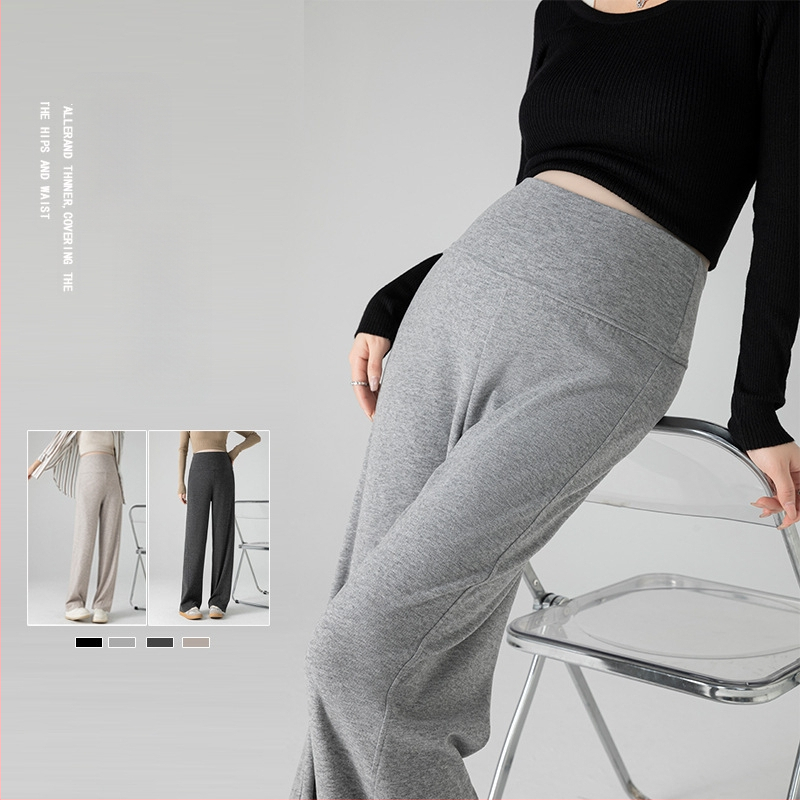 Grūtnieču vaļīgas platās bikses ar platām kājām, kokvilnas-poliestera maisījums 80–90%, piemērotas visiem gadalaikiem, vidēja biezuma, sēžas pacelšana