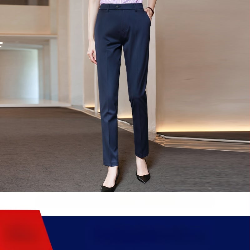 Vīriešu Slim-Fit bikses ar taisnu kāju, kokvilnas maisījuma audums, 62.1% poliesteris, darbam, visām sezonām