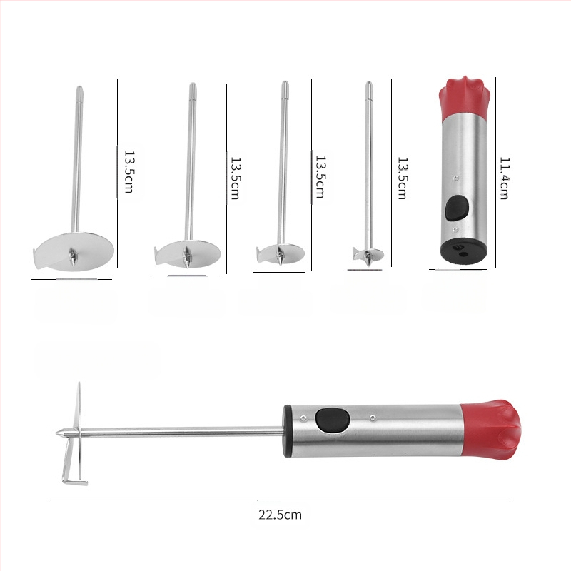 Vaisių ir daržovių kodolo išimtuvas, 304 nerūdijantis plienas, pasukamas kodolo išimtuvas, pritaikomas logotipas