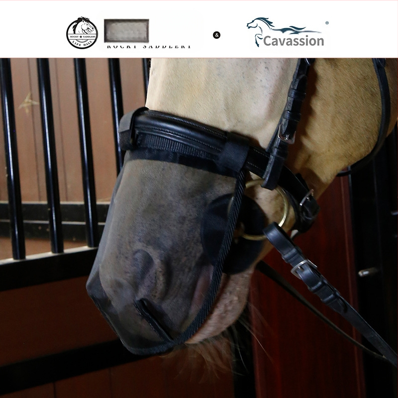 Arklių vabzdžių apsauginė kaukė su akių ir nosies tinklais, poliesterio pluoštas, galvos apsauga, modelis 8218142