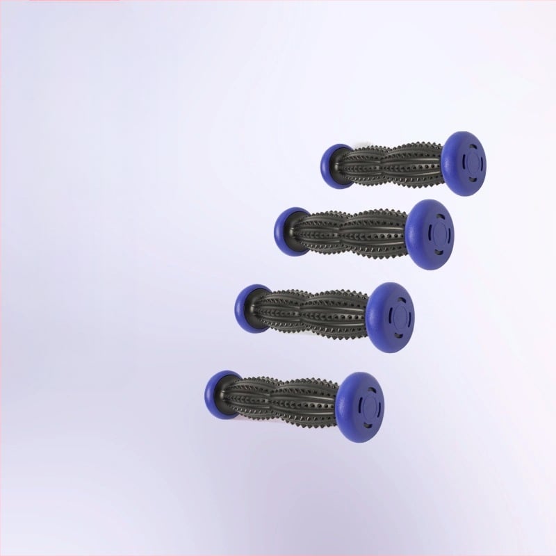 Фасциален ролер за масаж - преносим, PVC, 250 g, за врата, крака и гръб