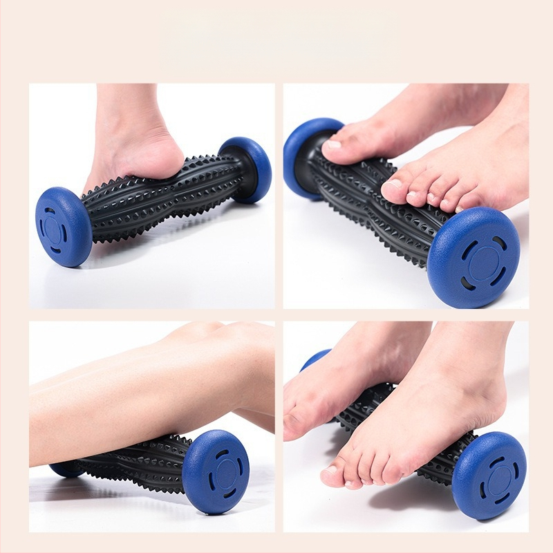 Фасциален ролер за масаж - преносим, PVC, 250 g, за врата, крака и гръб