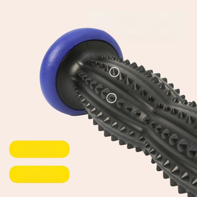 Фасциален ролер за масаж - преносим, PVC, 250 g, за врата, крака и гръб