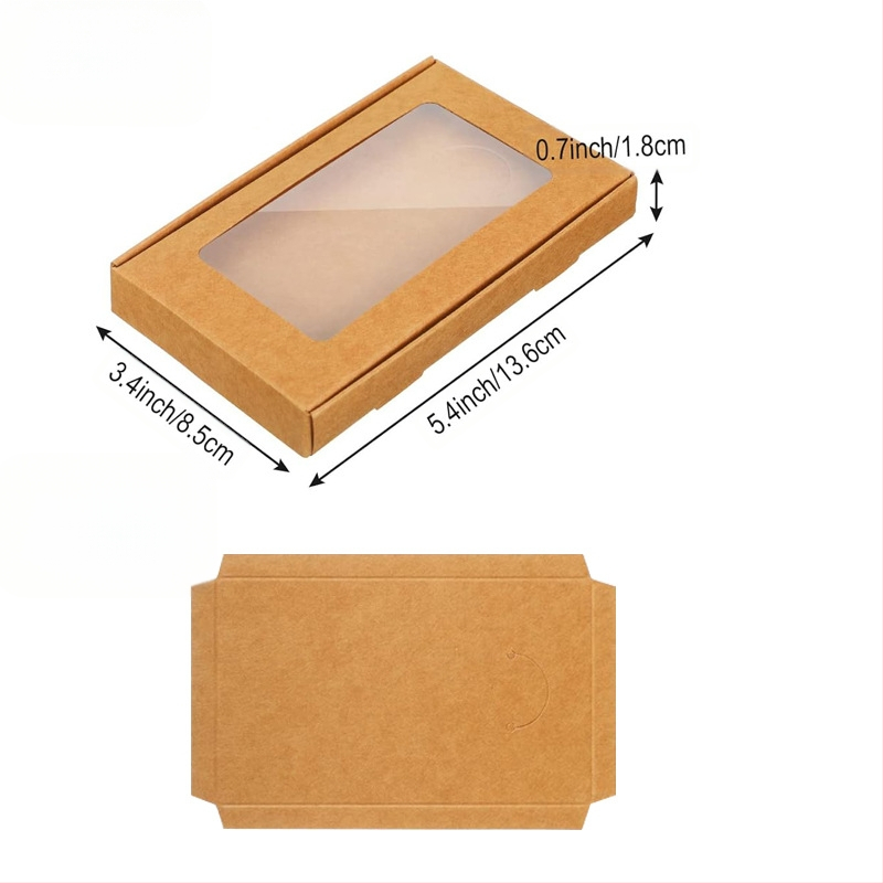 Κουτί συσκευασίας κοσμημάτων – πτυσσόμενο kraft χαρτόνι, Gravure εκτύπωση, 300 gsm χαρτί/κάρτον.