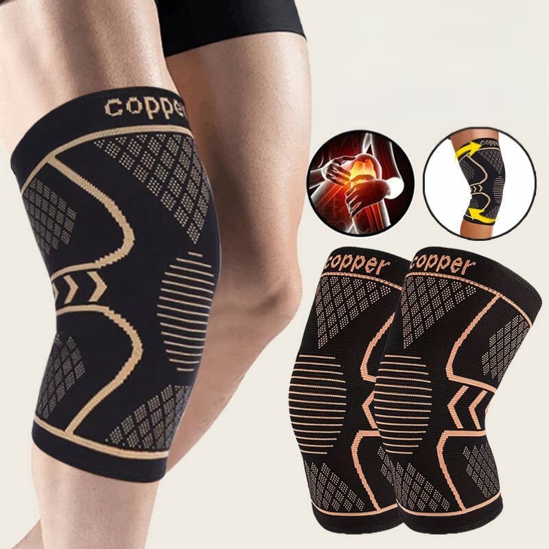 Sportinės kelių pagalvėlės – žiedinės formos spaudimo silikoninis smūgių slopintuvas; kvėpuojančios, lengvos (50 g); medžiaga: spandeksas ir poliesteris; tinka krepšiniui, dviračiui ir žygiams.