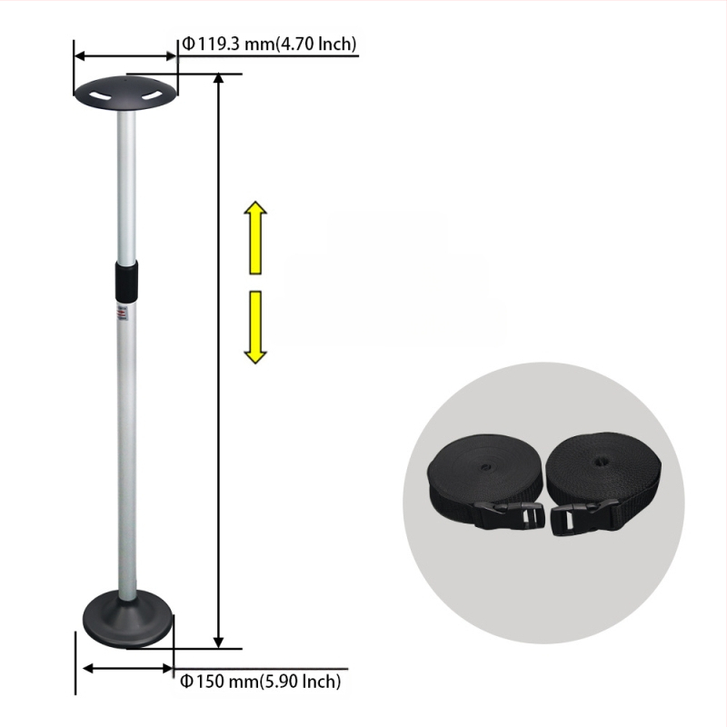 Υποστηρικτική ράβδος για κάλυμμα σκάφους | αλουμινένιος σωλήνας + νάιλον πλαστικό • Μάρκα: Enhua • Μοντέλο: 72008-WBS • Τυπικό εξάρτημα