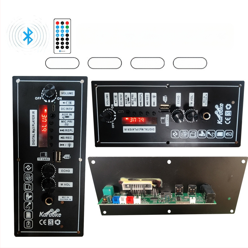 3.7V-803 Bluetooth garsiakalbio stiprintuvo plokštė su įkraunama ličio baterija automobilių DIY