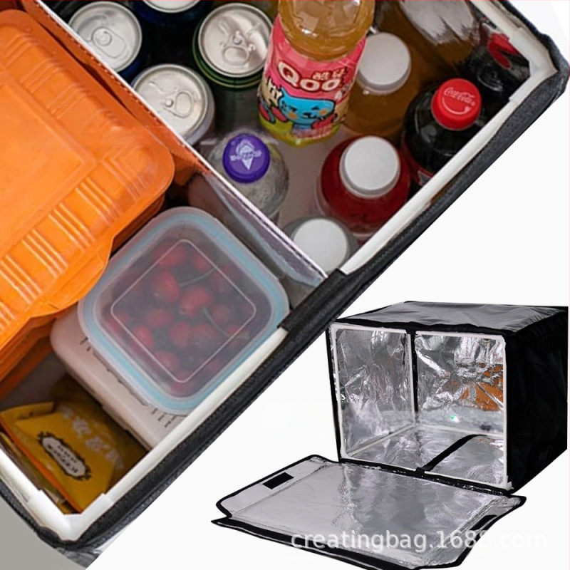 Pārtikas piegādes un piknika soma ar mugursomas siksnām, Oxford audums, jauda 32/48/62, mūsdienīgs minimālisma stils