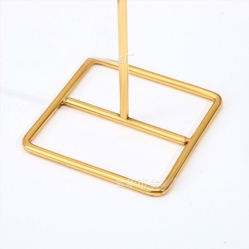 Stalo papuošalų ekspozicijos laikiklis - metalinis, daugiafunkcinis, skirtas auskaroms, kaklarys ir apyrankėms, 1 aukštas