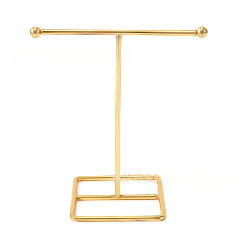 Stalo papuošalų ekspozicijos laikiklis - metalinis, daugiafunkcinis, skirtas auskaroms, kaklarys ir apyrankėms, 1 aukštas