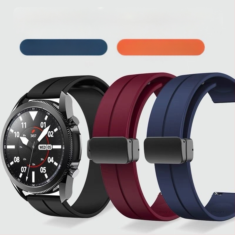 Samsung išmaniojo laikrodžio dirželis – silikoninis, sulankstoma sagtis, 2024 m. leidimas