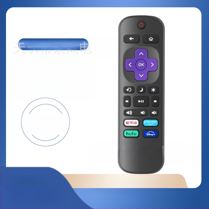 QC daljinski upravljač za Roku TV – model New Side Key, domet 15 m, za televizor