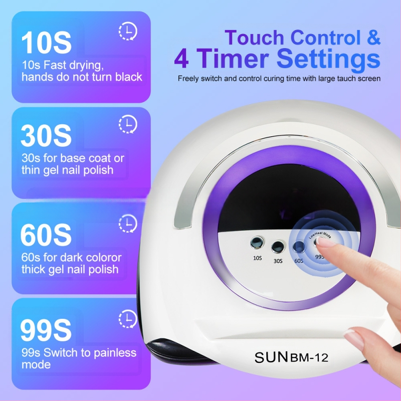 Nagu lampa ar 42 LED diodēm, četri taimeru režīmi, jaudīga fototerapija (BM-12)