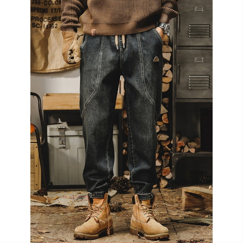 Džinsi - Amerikas stila smags retro, Amica Basic, kokvilna, pieci kabati, taisas kājas, ziemai