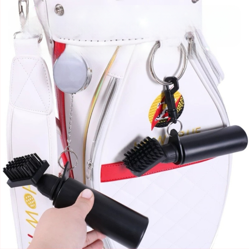 LSG golfų valymo šepetys su plastiku ir mikropluoštu, logotipo pritaikymas galimas