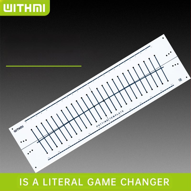 WITHMI Golfo Trajektorių Popieriaus Puttavimo Treniruoklis Kilimėlis – PVC, Golfo Priedai, Licencijuota Privata Žymė