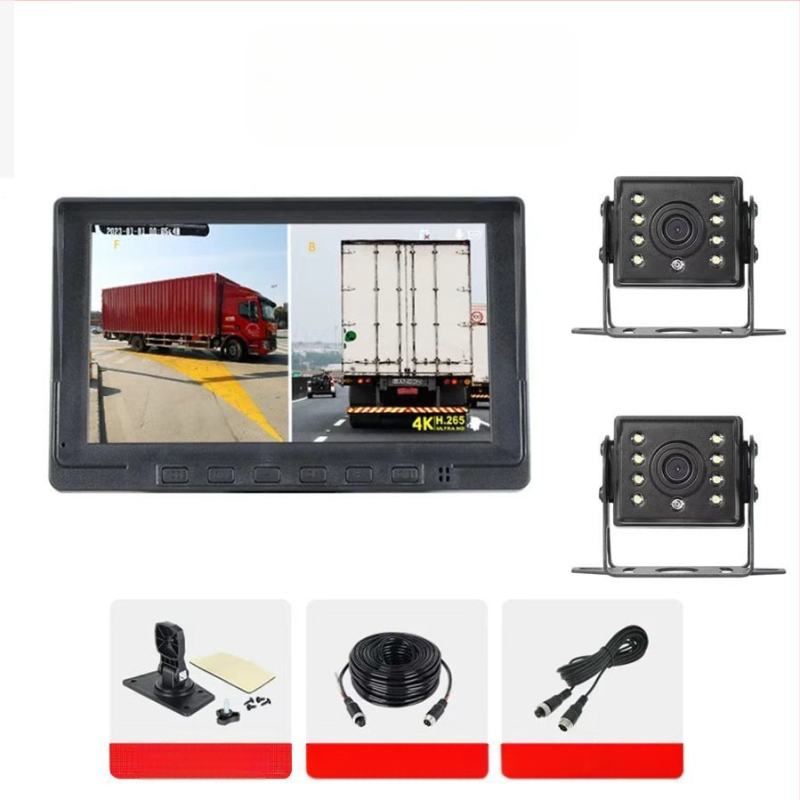 Κάμερα οδήγησης αυτοκινήτου με παρακολούθηση νεκρών γωνιών, 1080P βίντεο, 170° ευρυγώνιο, 12MP φωτογραφίες, φακός F2.0, εγγραφή μπροστά και πίσω