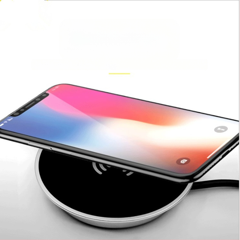 Ugrađeni stolni bežični punjač, 10W brzo punjenje, USB sučelje, ulaz 1,5A, FCC/CE/ROHS certificirano