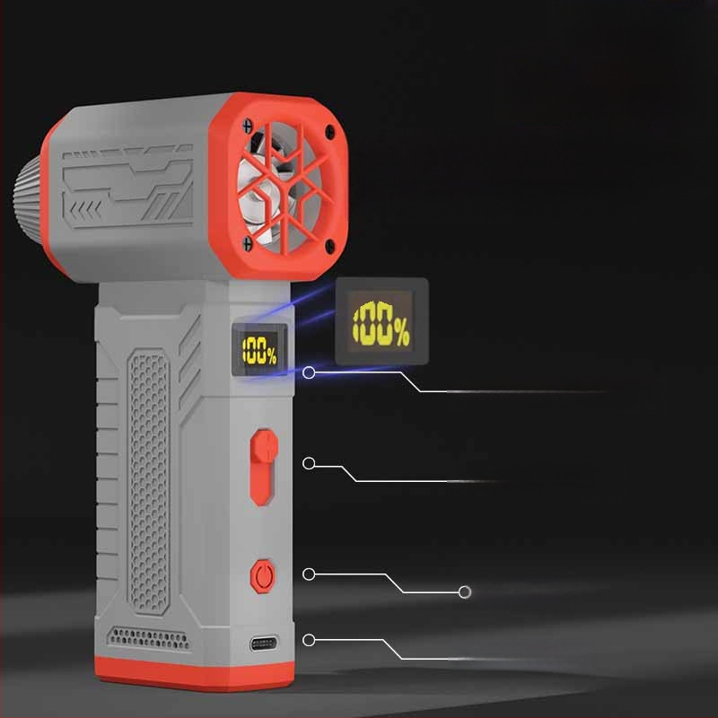 Rankinis vortų pūtimo įrenginys dulkoms – FB08G1, 7.4V, 75W, 5500Pa, 10 greičių