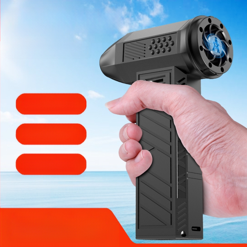 Μίνι αεροφυσητήρας για αφαίρεση σκόνης με κινητήρα χωρίς ψήκτρες, ασύρματο χειριστήριο, ABS περίβλημα, turbo υψηλής ταχύτητας