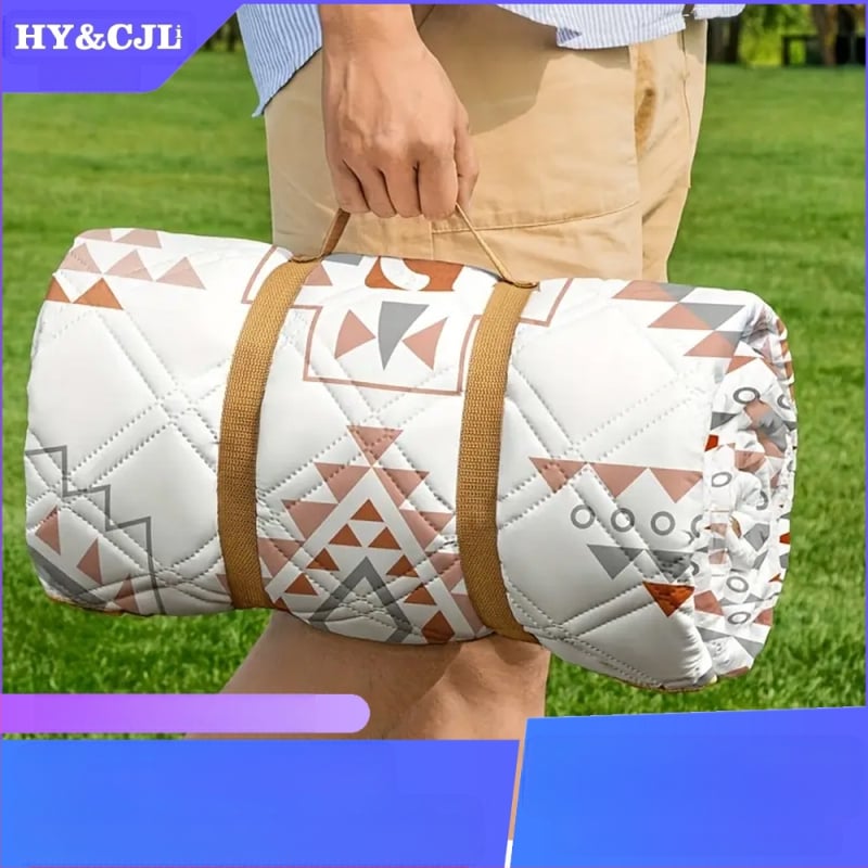 Individualizuotas pikniko kilimėlis lauko kempingui – sulankstomas, atsparus vandeniui, Oxford audinys, modelis 05093, 400 g, tinkamas keliems žmonėms