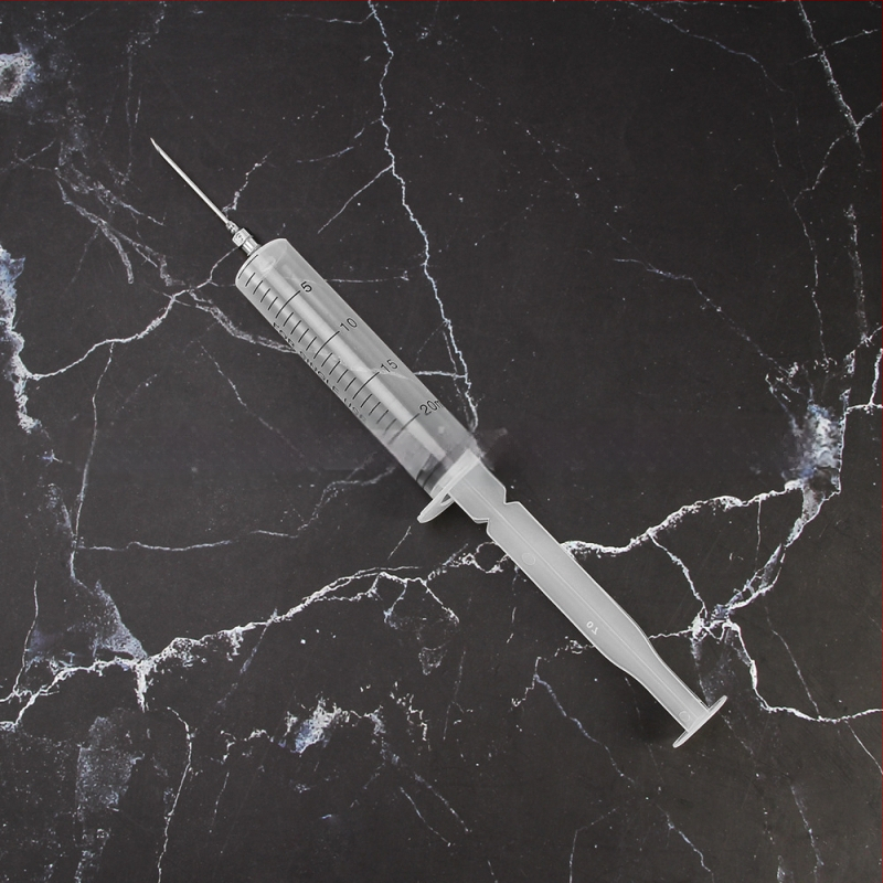 Πλαστική σύριγγα σάλτσας για μπάρμπεκιου — 20 ml, μάρκα Double Herringbone