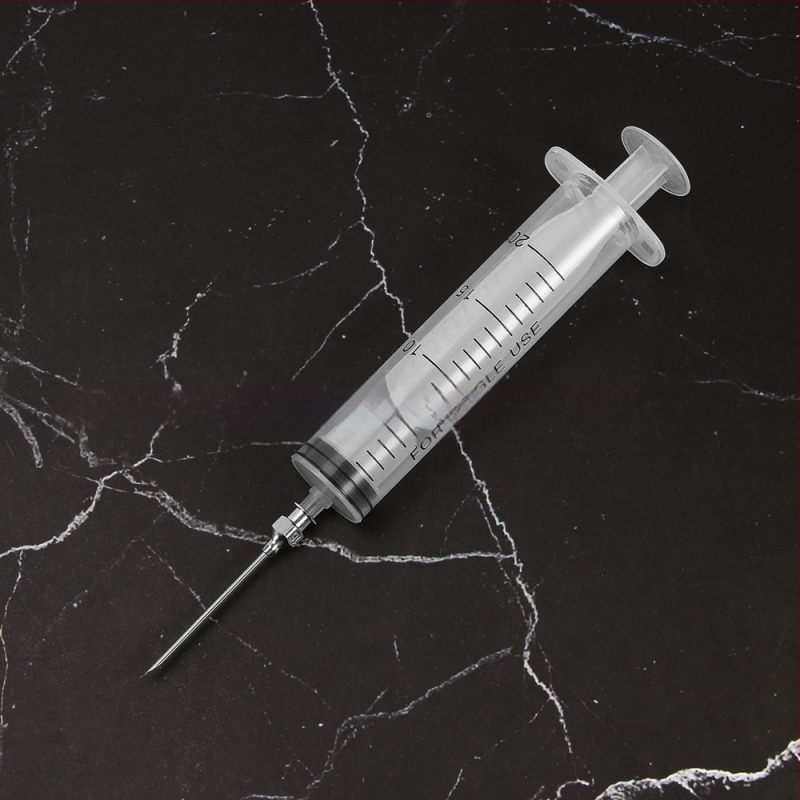 Πλαστική σύριγγα σάλτσας για μπάρμπεκιου — 20 ml, μάρκα Double Herringbone