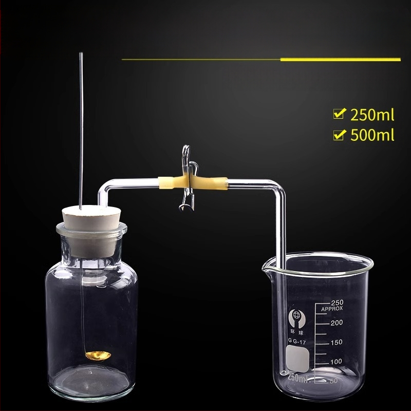 Εκπαιδευτική συσκευή μέτρησης περιεκτικότητας οξυγόνου στον αέρα μέσω καύσης κόκκινου φωσφόρου