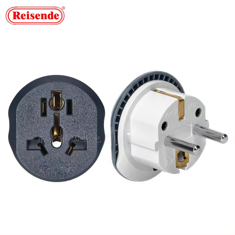 REISENDE ταξιδιωτικός μετατροπέας – συμβατότητα με γερμανικές, ευρωπαϊκές, πρίζες Μέσης Ανατολής, γαλλικές, κορεατικές και ρωσικές· CE και ROHS πιστοποιημένα; λειτουργία μετατροπής