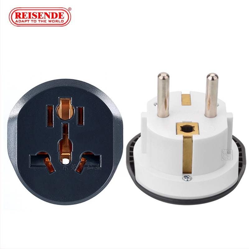 REISENDE ταξιδιωτικός μετατροπέας – συμβατότητα με γερμανικές, ευρωπαϊκές, πρίζες Μέσης Ανατολής, γαλλικές, κορεατικές και ρωσικές· CE και ROHS πιστοποιημένα; λειτουργία μετατροπής