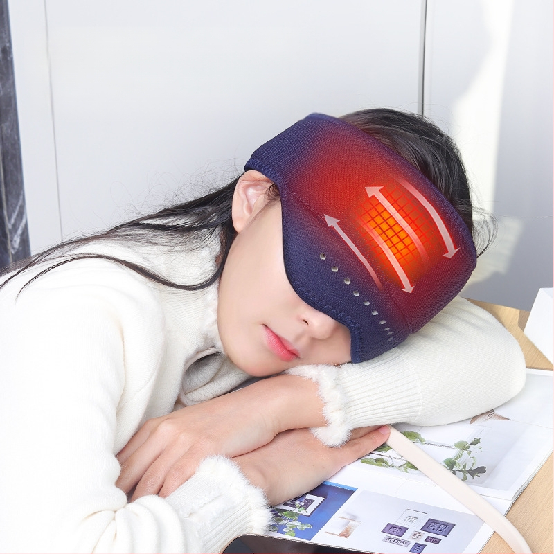 Casca de masaj cap și ochi cu airbaguri, alimentare USB, 3 viteze, model GX-501