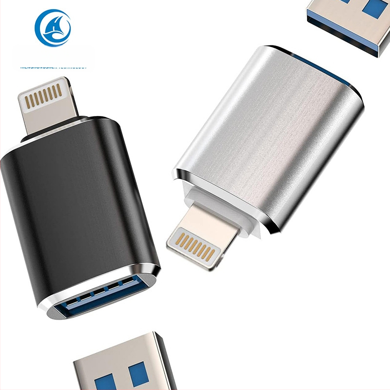 OTG USB 3.0 adapteris iPhone 12/13/14 – lasa USB disku, atbalsta mikrofonu, peli un tastatūru